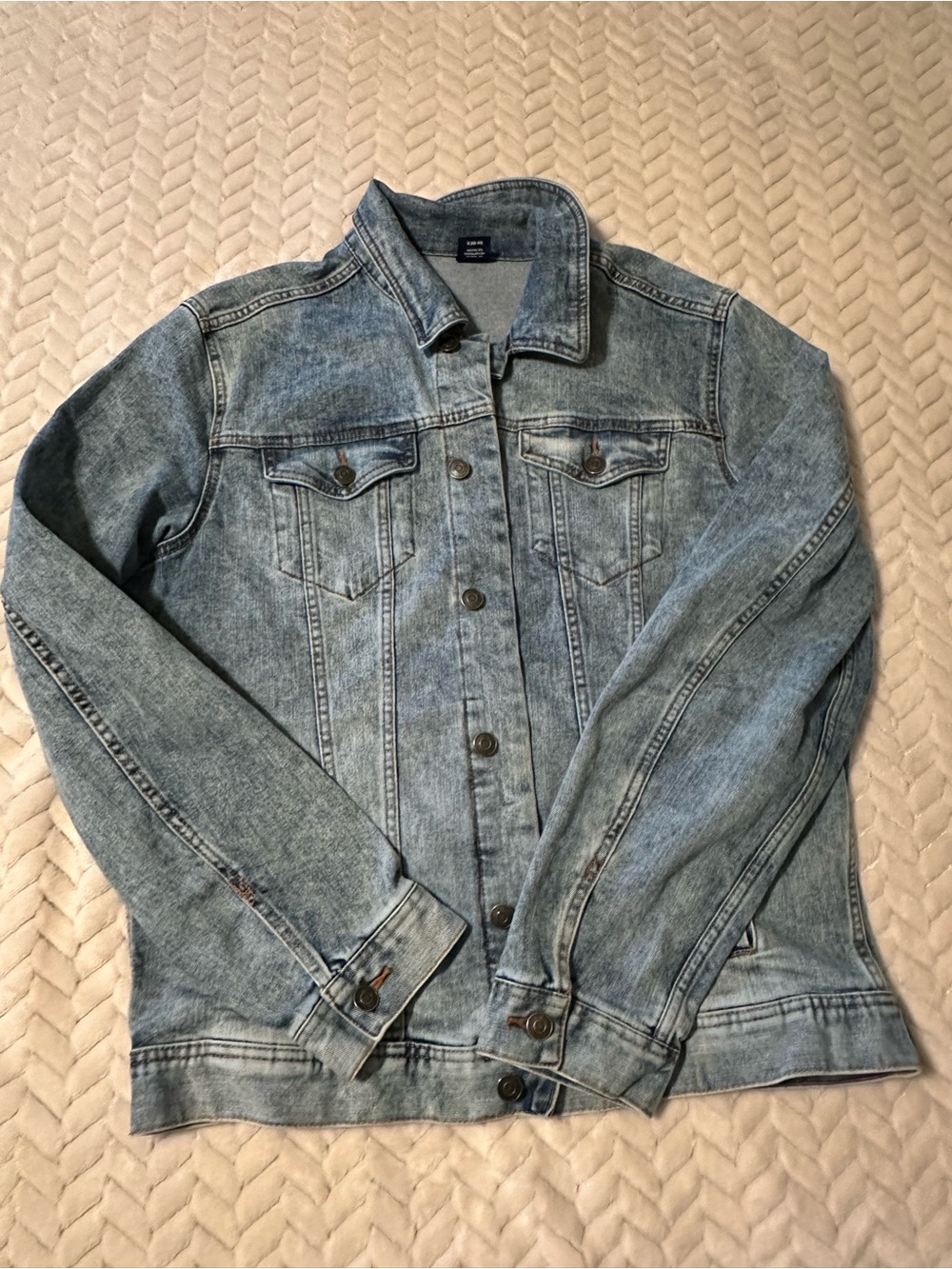Men’s George Light Blue Denim Jacket Size Large